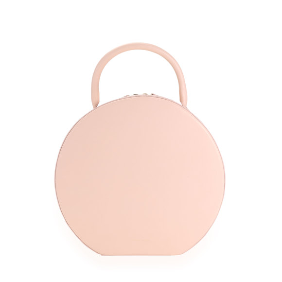 Mansur Gavriel Handbags - Mansur Gavriel Pink Calfskin Leather Circle Bag